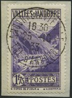 FRANZÖSISCHE-POST 42 BrfStk, 1933, 1.75 Fr. Blauviolett, Prachtbriefstück, Mi. 150.- - Unused Stamps