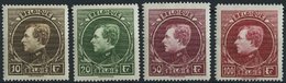 BELGIEN 262-65I *, 1929, König Albert I, Pariser Druck, Falzrest, Prachtsatz - Bélgica