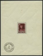 BELGIEN Bl. 2 *, 1931, Block Kriegsinvaliden, Falzrest Im Rand, Einzelmarke Postfrisch, Pracht - Belgio