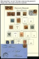 SAMMLUNGEN, LOTS O, Fast Nur Gestempelte Sammlung Dänemark Von 1851-1958 Mit Diversen Mittleren Werten, Feinst/Pracht, B - Altri & Non Classificati