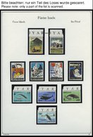 FÄRÖER **, Bis Auf Einige Wenige Werte Komplette Postfrische Sammlung Färöer Von 1990-97 Auf KA-BE Seiten, Prachterhaltu - Other & Unclassified