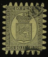 FINNLAND 7Cz O, 1870, 10 P. Schwarz Auf Strohgelb, Praktisch Alle Zungen, Pracht, Gepr. Diena - Otros & Sin Clasificación