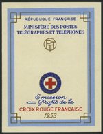 FRANKREICH 984/5 MH **, 1953, Markenheftchen Rotes Kreuz, Pracht, Mi. 130.- - Sonstige & Ohne Zuordnung