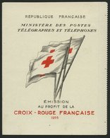 FRANKREICH 1077 MH **, 1955, Markenheftchen Rotes Kreuz, Pracht, Mi. 250.- - Autres & Non Classés