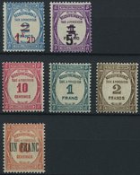 PORTOMARKEN P 62-67 *, 1929/31, Postauftragsmarken, Falzreste, 6 Prachtwerte - Timbres-taxe