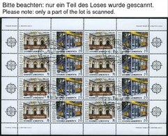 GRIECHENLAND KB O, 1985-90, Europa, 5 Kleinbogensätze (ohne 1987) Mit Ersttagsstempeln, Fast Nur Pracht, Mi. 276.- - Autres & Non Classés