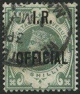 DIENSTMARKEN D 50 O, 1889, 1 Sh. I.R., Farbfrisch, Pracht, Mi. 190.- - Dienstmarken