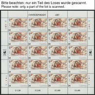 GUERNSEY KB **, 1976-94, Europa, Bis Auf 1977 Alle 18 Kleinbogensätze Komplett, U.a. Mit Mi.Nr. 608-11, Pracht, Mi. 756. - Guernesey