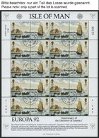 INSEL MAN KB O, 1976-94, Europa, Bis Auf 1977 Alle 18 Kleinbogensätze Komplett, Pracht, Mi. 520.- - Isle Of Man