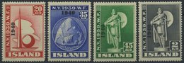 ISLAND 218-21 **, 1940, Weltausstellung 1940, Prachtsatz, Mi. 220.- - Other & Unclassified