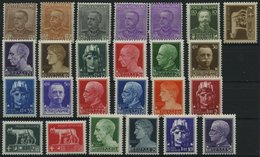 ITALIEN 281-84,299-317 *, 1928/8, König Viktor Emanuel III Und Serie Imperiale, Falzrest, 2 Prachtsätze - Italien