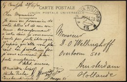 MILITÄRPOST 1920, K2 POSTA MILITARE/No. 15 Auf Feldpost-Ansichtskarte Aus Konstantinopel, Pracht - Italie