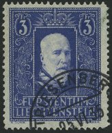 LIECHTENSTEIN 141I O, 1933, 3 Fr. Fürst Franz I, Pracht, Fotoattest Marxer, Mi. 280.- - Altri & Non Classificati