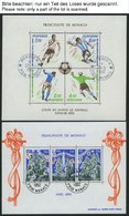 MONACO Bl. 14-34 O, 1979-86, 21 Blocks Komplett Mit Ersttagssonderstempeln, Pracht, Mi. 188.50 - Altri & Non Classificati