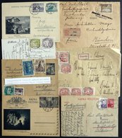 SAMMLUNGEN, LOTS 1920-49, 7 Verschiedene Belege Mit Stempeln Aus Westpreußen, Dabei Nachverwendete Deutsche Stempel, Fei - Collezioni