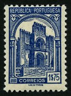 PORTUGAL 589 *, 1935, 1.75 E. Kathedrale, Falzrest, Pracht - Gebraucht