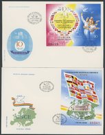 RUMÄNIEN Bl. 215,230 BRIEF, 1985/6, KSZE, 2 Verschiedene Blocks Auf FDC`s, Pracht, Mi. 60.- - Otros & Sin Clasificación