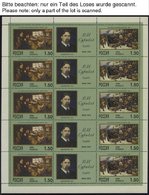 RUSSLAND KB **, 1998, 6 Verschiedene Kleinbogen (Mi.Nr. 639-54, 659-63), Pracht, Mi. 91.- - Used Stamps