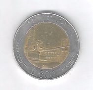 Repubblica Italiana - 500 Lire 1986 - 500 Liras