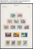 SAMMLUNGEN O, Komplette Gestempelte Sammlung Schweiz Von 1976-89 Im KA-BE Falzlosalbum, Prachterhaltung, Mi. 320.- - Collections