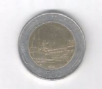 Repubblica Italiana - 500 Lire 1982 - 500 Liras