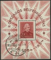 UNGARN Bl. 1 O, 1934, Block Philatelistische Ausstellung, Feinst, Mi. 140.- - Sonstige & Ohne Zuordnung