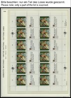 UNO - GENF KB **, 1983-89, 4 Verschiedene Kleinbogensätze: Mi.Nr. 117/8, 158/9, 165/6 Und 180/1, Pracht, Mi. 133.- - Otros & Sin Clasificación