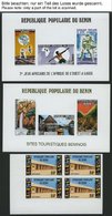 BENIN U VB **, 1977, Jahrgang In Ungezähnten Eckrandviererblocks, Bis Auf Nr. 115 Komplett, Sehr Günstig! - Sonstige & Ohne Zuordnung