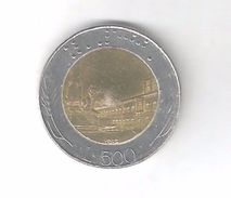 Repubblica Italiana - 500 Lire 1988 - 500 Lire