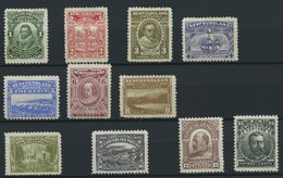 KANADA - NEUFUNDLAND 68-78*, (*), 1910, 300. Jahrestag Der Ersten Britischen Besiedelung I, Dabei Mi.Nr. 68A, 69A, 72A U - 1857-1861