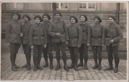 Carte Photo Militaria Soldats 14 ème BCA Chasseurs Alpins 1924 - Reggimenti