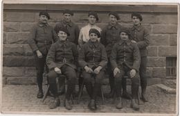 Carte Photo Militaria Soldats 14 ème BCA Chasseurs Alpins 1924 - Reggimenti