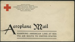 US-FLUGPOST 1910, USA-Pionierflug No.1 (AAMS-Katalog), Welterster Katapultflug Vom Hamburg-Amerika Linien Dampfer Kaiser - 1c. 1918-1940 Lettres