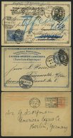 GANZSACHEN 1893-1951, 5 Verschiedene Gebrauchte Frage- Und Antwortkarten (Paid Reply Postal Cards) Komplett, Feinst/Prac - Autres & Non Classés