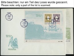 SLG. EUROPA Sammlung Europa-Blocks Von 1980-85 Auf FDC`s In 2 Spezialalben, Dabei Viel Portugal Mit Kleinbogen, Prachter - Sonstige & Ohne Zuordnung