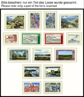 EUROPA UNION **, 1977, Landschaften, Kompletter Jahrgang, Mit Allen Kleinbogen, Pracht, Mi. 198.80 - Sammlungen