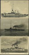 ALTE POSTKARTEN - SCHIFFE KAISERL. MARINE BIS 1918 Tender Drache, 3 Ungebrauchte Karten - Krieg