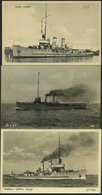 ALTE POSTKARTEN - SCHIFFE KAISERL. MARINE BIS 1918 Tender Drache, 3 Ungebrauchte Karten - Warships