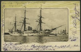 ALTE POSTKARTEN - SCHIFFE KAISERL. MARINE BIS 1918 S.M. Schulschiff Moltke, 3 Gebrauchte Karten - Krieg