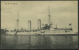 ALTE POSTKARTEN - SCHIFFE KAISERL. MARINE BIS 1918 S.M.S. Niobe,eine Gebrauchte Karte - Krieg