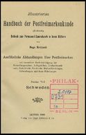 PHIL. LITERATUR Krötzsch-Handbuch Der Postfreimarkenkunde - Schweden, 1908, 116 Seiten, Gebunden, Einband Leichte Gebrau - Filatelia E Historia De Correos