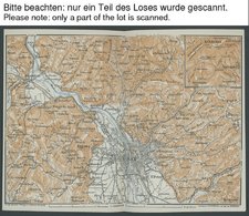 ALTE LANDKARTEN - ÖSTERRE 1899-1926, 14 Verschiedene Kleinformatige Farbige Stadt- Und Umgebungskarten - Altri & Non Classificati