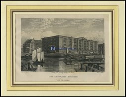 BERLIN: Der Kaufmanns Speicher, Stahlstich Von Stock/Finden Um 1833 - Lithographies