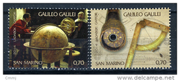 2014 - SAN MARINO - SAINT-MARIN - 450° Anniversario Della Nascita Di Galileo Galilei -  NH - (**) - New Mint - Nuevos
