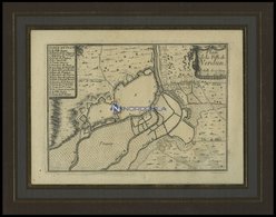 VERDUN, Grundrißplan, Kupferstich Von Beaulien Um 1660 - Lithographien