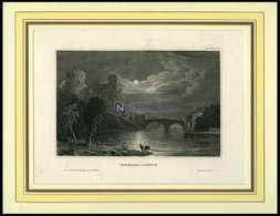 BERNARD-CASTLE, Stahlstich Von B.I. Um 1840 - Lithographies