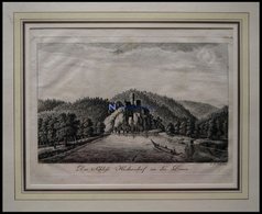 SCHLOSS HECKERSDORF/DONAU, Kupferstich Um 1700 - Lithographies