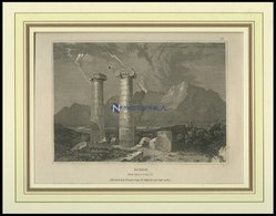 USA: Sardis, Du Hast Den Namen Dass Du Lebst Und Bist Todt, Stahlstich Von B.I. Um 1840 - Lithographien