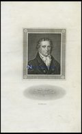 F.L.G. V. Stolberg, Stahlstich Von B.I. Um 1840 - Litografia