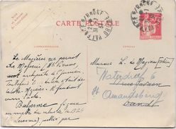 France Entiers Postaux - Type Paix 90 C Rouge - Carte Postale - Standard Postcards & Stamped On Demand (before 1995)